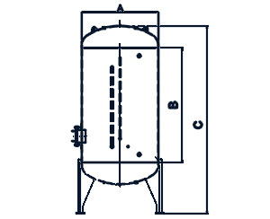 Dikey LPG Depolama Tankı